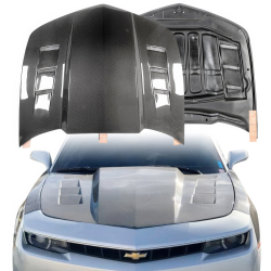 ModeloDrive Carbon Fiber TSEC2 Vented Hood > Chevrolet Camaro 2010-2015 image - 12