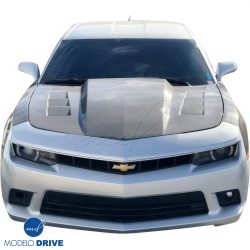ModeloDrive Carbon Fiber TSEC2 Vented Hood > Chevrolet Camaro 2010-2015 image - 13
