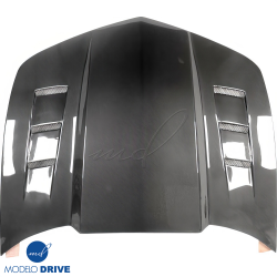 ModeloDrive Carbon Fiber TSEC2 Vented Hood > Chevrolet Camaro 2010-2015 image - 3