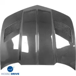 Carbon Fiber BB2 Vented Hood > Chevrolet Camaro 2010-2015 image - 2