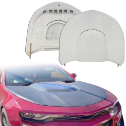 ModeloDrive FRP ZL1 Style Hood > Chevrolet Camaro 2016-2021 image - 1