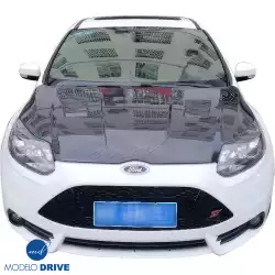 Carbon Fiber KR Vented Hood > Ford Focus 2012-2014 image - 17