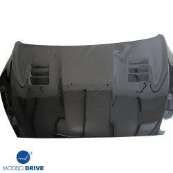 ModeloDrive Carbon Fiber KR Vented Hood > Ford Focus 2015-2018 image - 3
