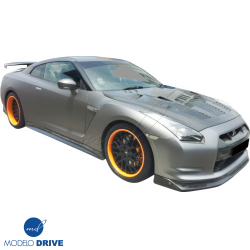 ModeloDrive Carbon Fiber GT Type-2 Hood > Nissan GT-R GTR (R35) 2009-2016 image - 6