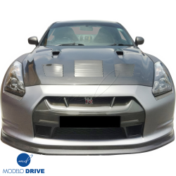 ModeloDrive Carbon Fiber GT Type-2 Hood > Nissan GT-R GTR (R35) 2009-2016 image - 7