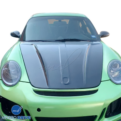 ModeloDrive Carbon Fiber GTR Hood > Porsche Cayman (987) 2006-2012 image - 11