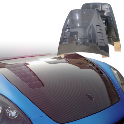ModeloDrive Carbon Fiber MASO Hood > Porsche Cayenne (958) 2011-2014 image - 1