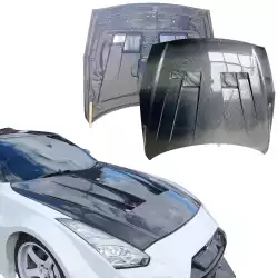 Carbon Fiber LBPE SE Hood > Nissan GT-R GTR (R35) 2009-2016 image - 14