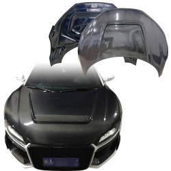 ModeloDrive Carbon Fiber PPRZ Hood > Audi R8 2008-2015 image - 1