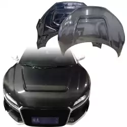 Carbon Fiber PPRZ Hood > Audi R8 2008-2015 image - 1