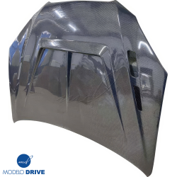 ModeloDrive Carbon Fiber V-Style Hood > Hyundai Genesis 2010-2012> 2dr Coupe image - 2