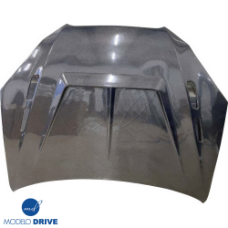 ModeloDrive Carbon Fiber V-Style Hood > Hyundai Genesis 2010-2012> 2dr Coupe image - 5