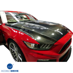 ModeloDrive Carbon Fiber OER Hood > Ford Mustang 2015-2017 image - 5