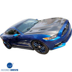 ModeloDrive Carbon Fiber SSH Cowl Hood > Ford Mustang 2015-2017 image - 15