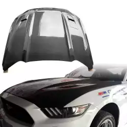 Carbon Fiber GT Hood > Ford Mustang 2015-2017 image - 4