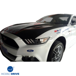 ModeloDrive Carbon Fiber GT Hood > Ford Mustang 2015-2017 image - 5