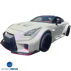 FRP LBPE SE Wide Body Front Bumper w Canards > Nissan GT-R GTR (R35) 2009-2016 image - 17