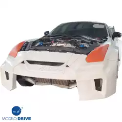 FRP LBPE SE Wide Body Front Bumper w Canards > Nissan GT-R GTR (R35) 2009-2016 image - 18