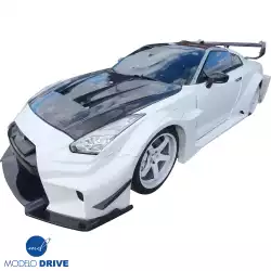 FRP LBPE SE Wide Body Front Bumper w Canards > Nissan GT-R GTR (R35) 2009-2016 image - 22