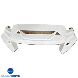 ModeloDrive FRP LBPE SE Wide Body Front Bumper w Canards > Nissan GT-R GTR (R35) 2009-2016 image - 6