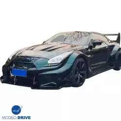 FRP LBPE SE Wide Body Front Bumper w Canards > Nissan GT-R GTR (R35) 2009-2016 image - 13