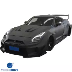 FRP LBPE SE Wide Body Front Bumper w Canards > Nissan GT-R GTR (R35) 2009-2016 image - 14
