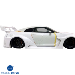 ModeloDrive FRP LBPE SE Wide Body Side Skirts > Nissan GT-R GTR (R35) 2009-2016 image - 13