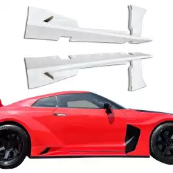 FRP LBPE SE Wide Body Side Skirts > Nissan GT-R GTR (R35) 2009-2016 image - 1