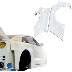 ModeloDrive FRP LBPE SE Wide Body Fenders (rear) > Nissan GT-R GTR (R35) 2009-2016 image - 17