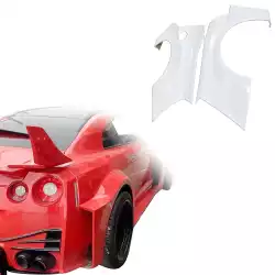 FRP LBPE SE Wide Body Fenders (rear) > Nissan GT-R GTR (R35) 2009-2016 image - 1