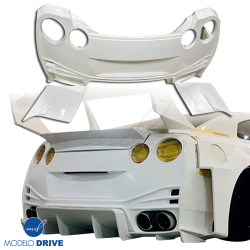 ModeloDrive FRP LBPE SE Wide Body Rear Bumper > Nissan GT-R GTR (R35) 2009-2016 image - 14