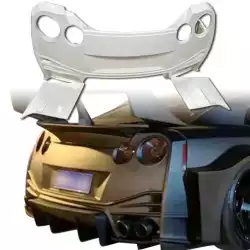 FRP LBPE SE Wide Body Rear Bumper > Nissan GT-R GTR (R35) 2009-2016 image - 1