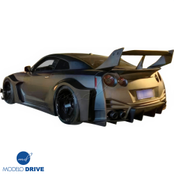 ModeloDrive FRP LBPE SE Wide Body Rear Bumper > Nissan GT-R GTR (R35) 2009-2016 image - 2