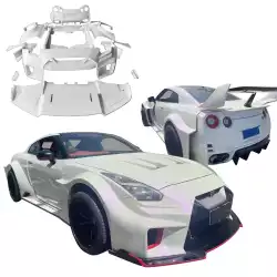 FRP LBPE SE Wide Body Kit w Wing > Nissan GT-R GTR (R35) 2009-2016 image - 7