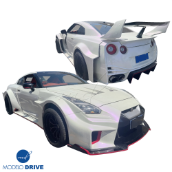 ModeloDrive FRP LBPE SE Wide Body Kit w Wing > Nissan GT-R GTR (R35) 2009-2016 image - 8