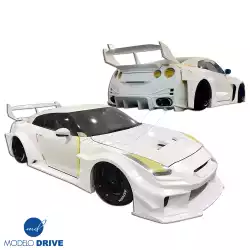 FRP LBPE SE Wide Body Kit w Wing > Nissan GT-R GTR (R35) 2009-2016 image - 10