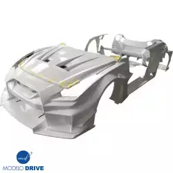 FRP LBPE SE Wide Body Kit w Wing > Nissan GT-R GTR (R35) 2009-2016 image - 3