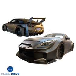 ModeloDrive FRP LBPE SE Wide Body Kit w Wing > Nissan GT-R GTR (R35) 2009-2016 image - 6