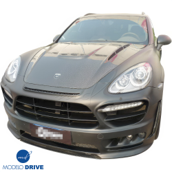ModeloDrive Carbon Fiber HAMA Hood > Porsche Cayenne (958) 2011-2014 image - 13