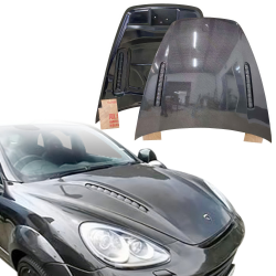 ModeloDrive Carbon Fiber LUMM Hood > Porsche Cayenne (958) 2011-2014 image - 9