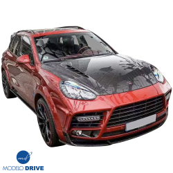 ModeloDrive Carbon Fiber MASO Hood > Porsche Cayenne (958) 2015-2018 image - 13