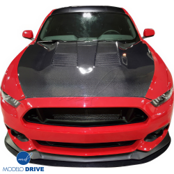 ModeloDrive Carbon Fiber CFY Hood > Ford Mustang 2015-2017 image - 12