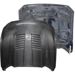 ModeloDrive Carbon Fiber CFY Hood > Ford Mustang 2015-2017 image - 1