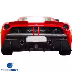 Partial Carbon Fiber MDES Rear Bumper w Diffuser > Ferrari 488 GTB (F142M) 2016-2019 image - 8