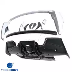 Partial Carbon Fiber MDES Rear Bumper w Diffuser > Ferrari 488 GTB (F142M) 2016-2019 image - 3