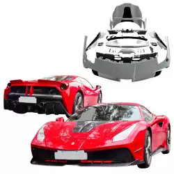 Partial Carbon Fiber MDES Body Kit > Ferrari 488 GTB (F142M) 2016-2019 image - 4
