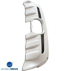 ModeloDrive FRP HAMA Rear Opional Diffuser Center Hole > BMW X6 (E71) M 2008-2014 image - 7