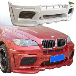 ModeloDrive FRP HAMA Wide Body Front Bumper > BMW X6 (E71) 2008-2014 image - 1