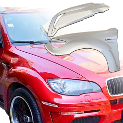 ModeloDrive FRP HAMA Wide Body Fenders (front) 2pc > BMW X6 (E71) 2008-2014 image - 1