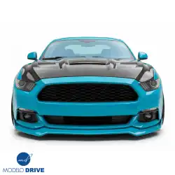 Carbon Fiber 3-Vent Hood > Ford Mustang 2015-2017 image - 4